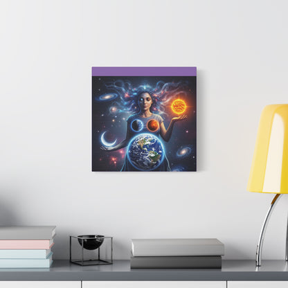 Cosmic Canvas Print - Celestial Art for Space Lovers, Home Decor, Wall Art, Gift for Astronomers, Universe Wall Hanging