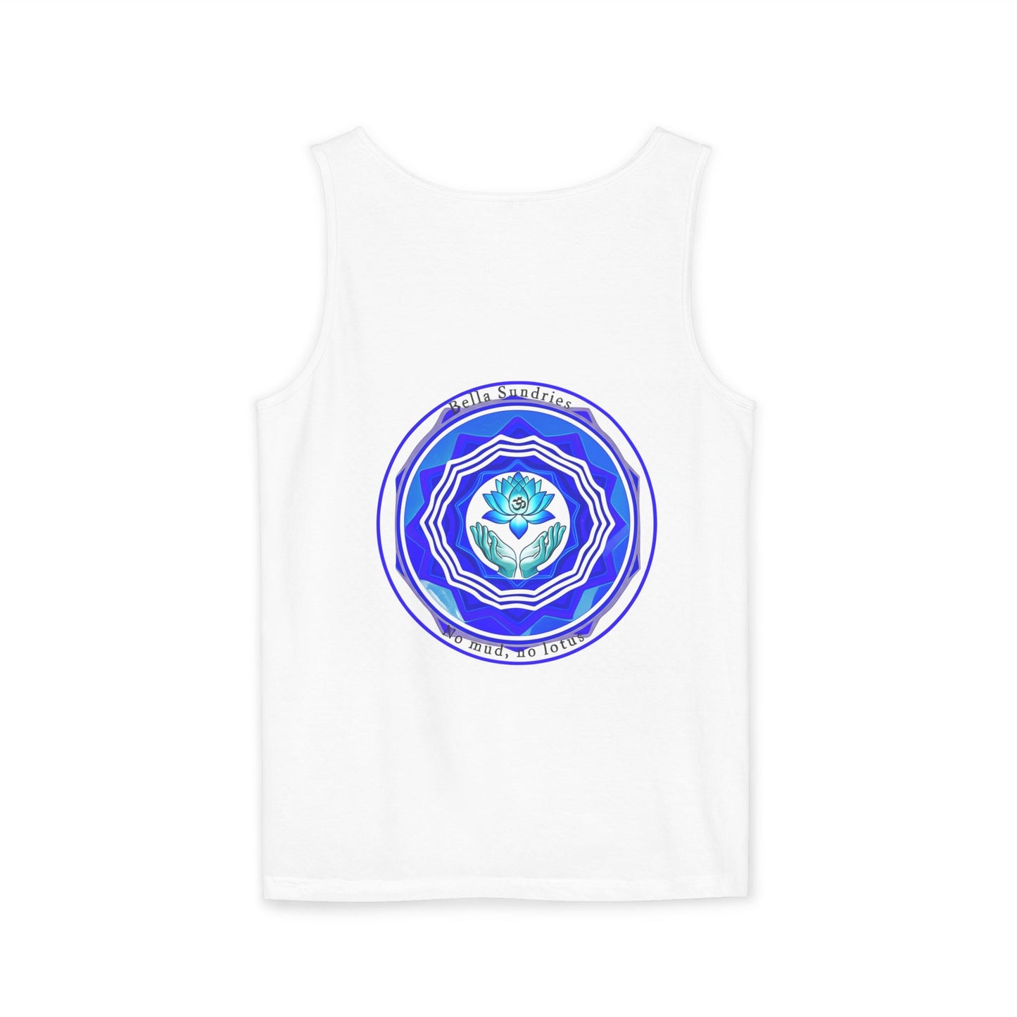 Yoga Spiritual Tank Top, Om Symbol Shirt, Lotus Flower Tee, Meditation Apparel, Gift for Yogis, Unisex Activewear