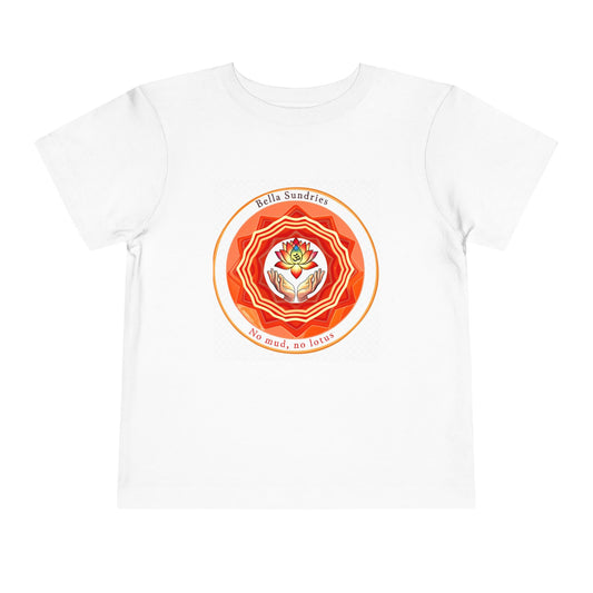 Lotus Flower Toddler Tee | Cute Short Sleeve Shirt, Kids Gift, Flower Graphic Tee, Baby Shower Gift, Summer Playtime Top