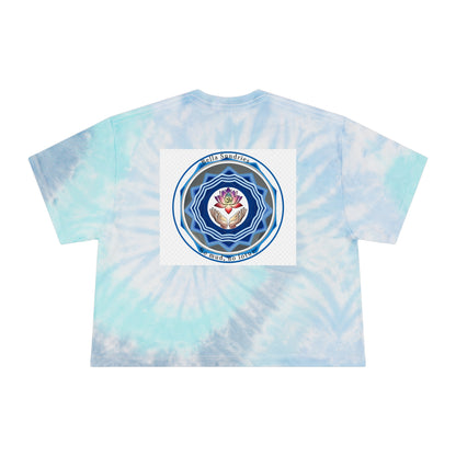 Crop Tee Carefree Chakra Style Women's Tie-Dye