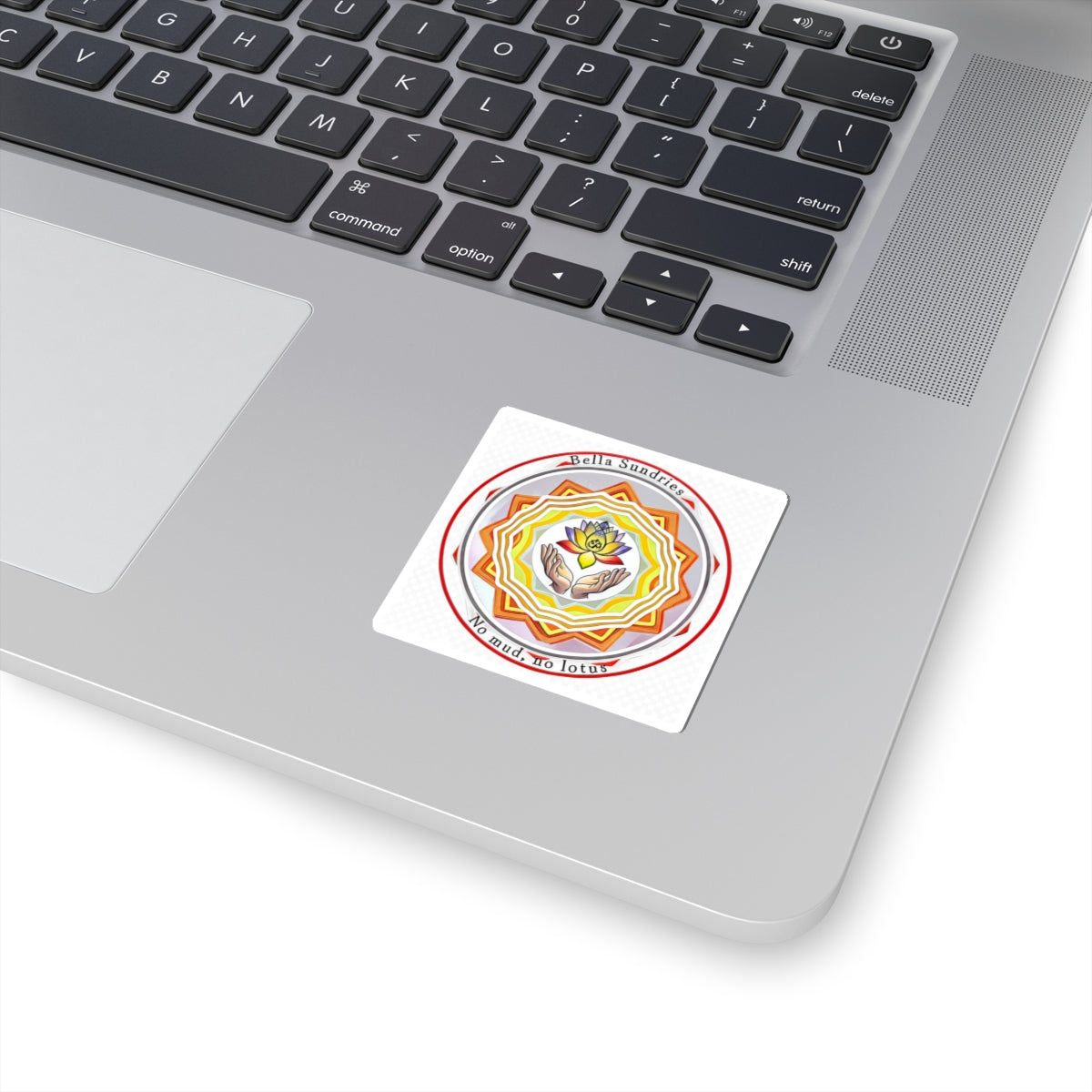 Lotus Mandala Kiss-Cut Stickers | Inspirational Wall Art, Laptop Decor, Unique Gifts, Motivational Stickers, Mindfulness Accessories