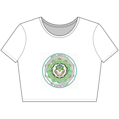 Copy of Copy of Copy of Crop Tee Chakra Art Women's Poly-Cotton