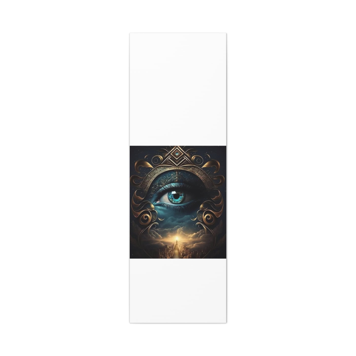 Mystical Eye Canvas Wall Art, Boho Decor, Home Wall Art, Unique Gift, Modern Artwork, Eye Design