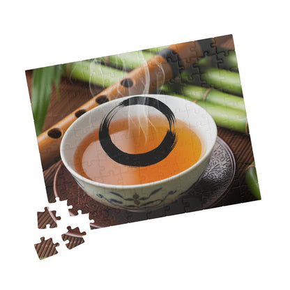 Tea-Themed Puzzle for Relaxation and Mindfulness, Perfect Gift for Tea Lovers, Family Fun, Game Night, Rainy Day Activity