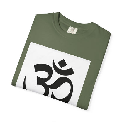 Spiritual Mandala T-Shirt, Unisex Garment-Dyed Tee for Meditation, Yoga, Mindfulness, Gift for Him/Her, Boho Chic Wear
