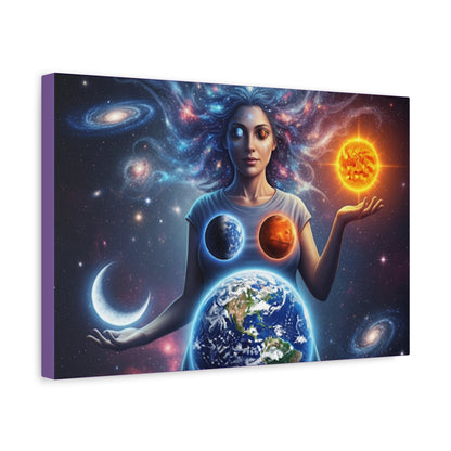 Cosmic Canvas Print - Celestial Art for Space Lovers, Home Decor, Wall Art, Gift for Astronomers, Universe Wall Hanging