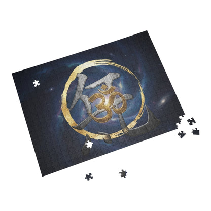 Om Symbol Galaxy Jigsaw Puzzle — Meditation & Spirituality 96–1000 Piece