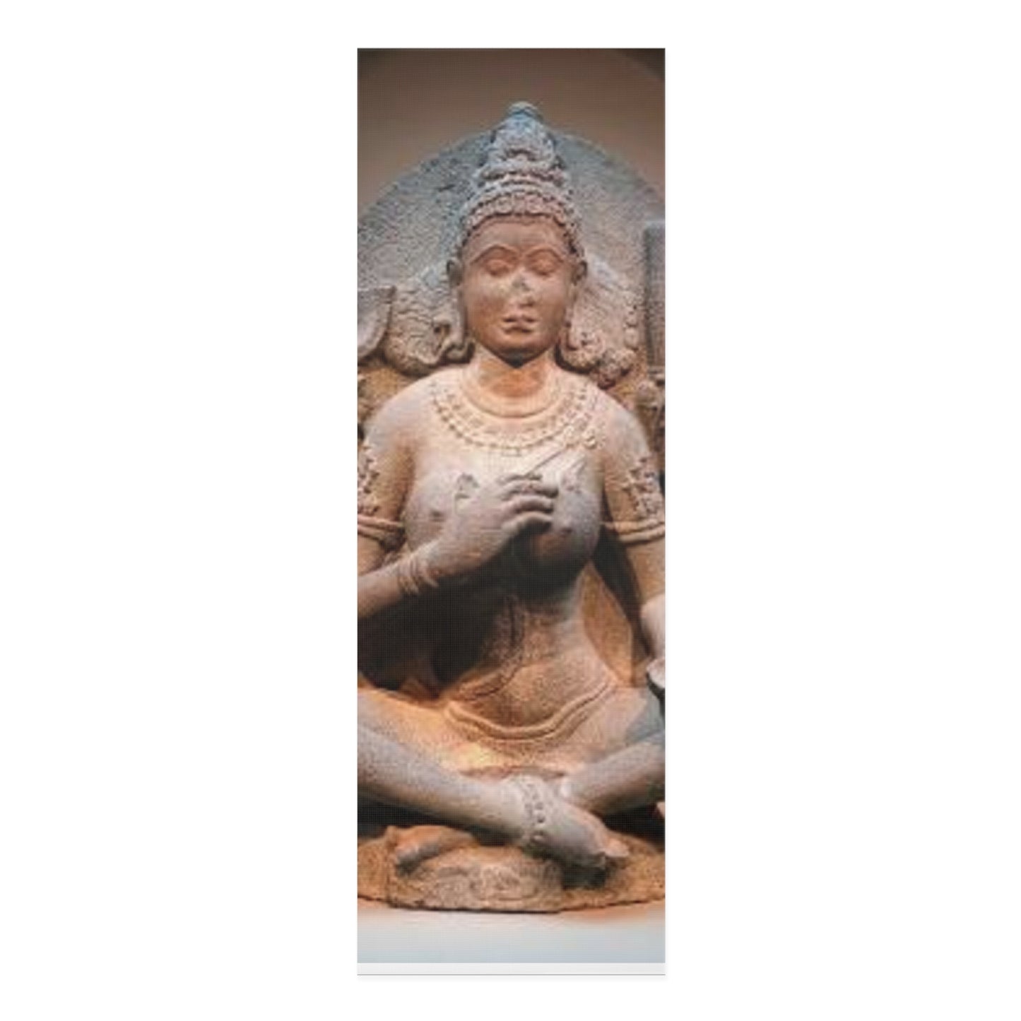 Yogini goddess Meditative Foam Yoga Mat with Buddha Design | Yoga Essentials, Exercise Mat, Fitness Gear, Zen Decor, Gift for Yoga Lovers