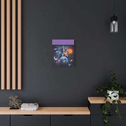 Cosmic Canvas Print - Celestial Art for Space Lovers, Home Decor, Wall Art, Gift for Astronomers, Universe Wall Hanging