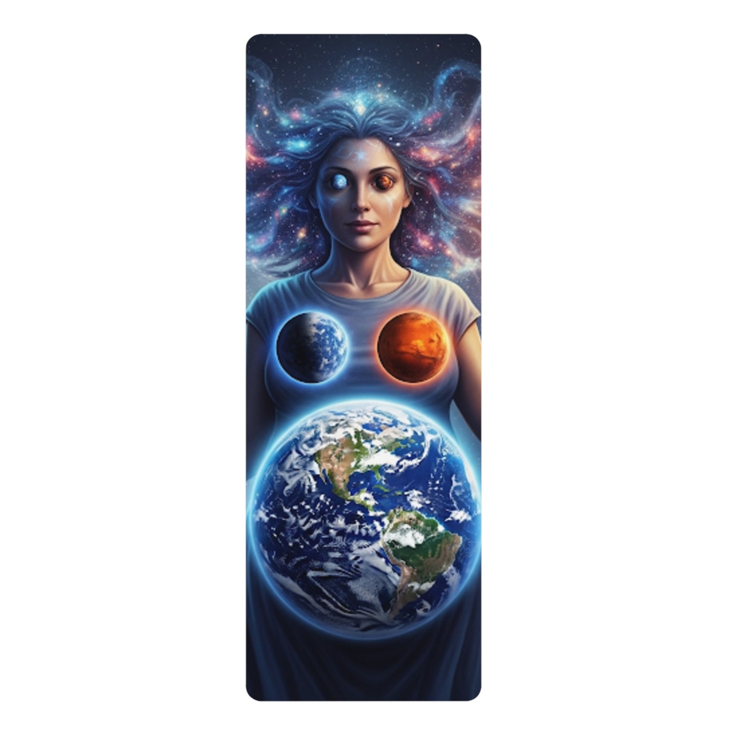 Cosmic Vibes Rubber Yoga Mat - Space Themed Exercise Mat, Eco-Friendly Yoga Gear, Unique Gift for Yogi, Meditation Mat, Home Workout [...]