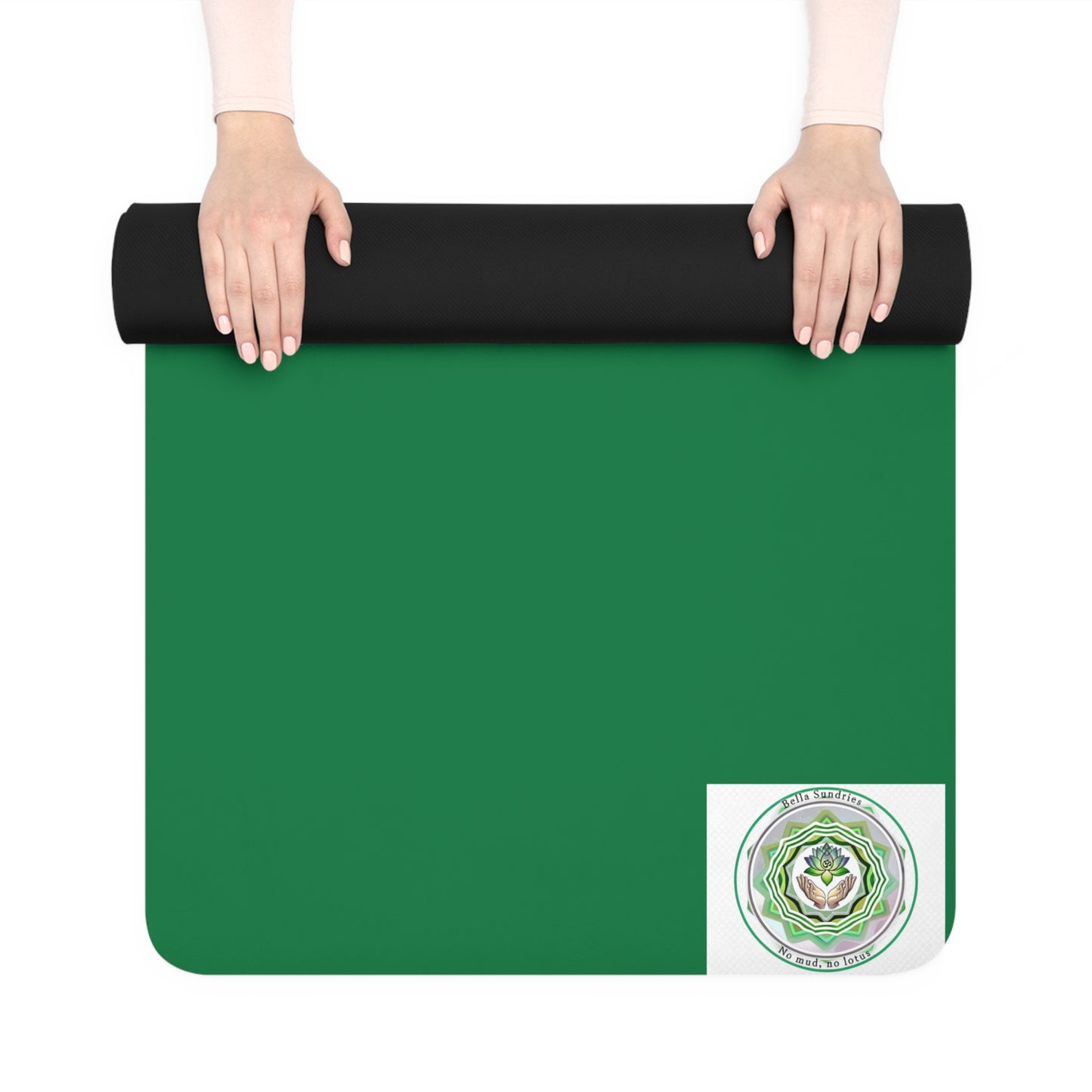 Eco-Friendly Rubber Yoga Mat, Non-Slip Workout Mat, Yoga Gift for Her, Exercise Mat for Home, Fitness Equipment for Yoga and Pilates