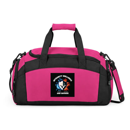 Wellness and Self-Defense Gym Bag — Dual-Element Logo Duffel