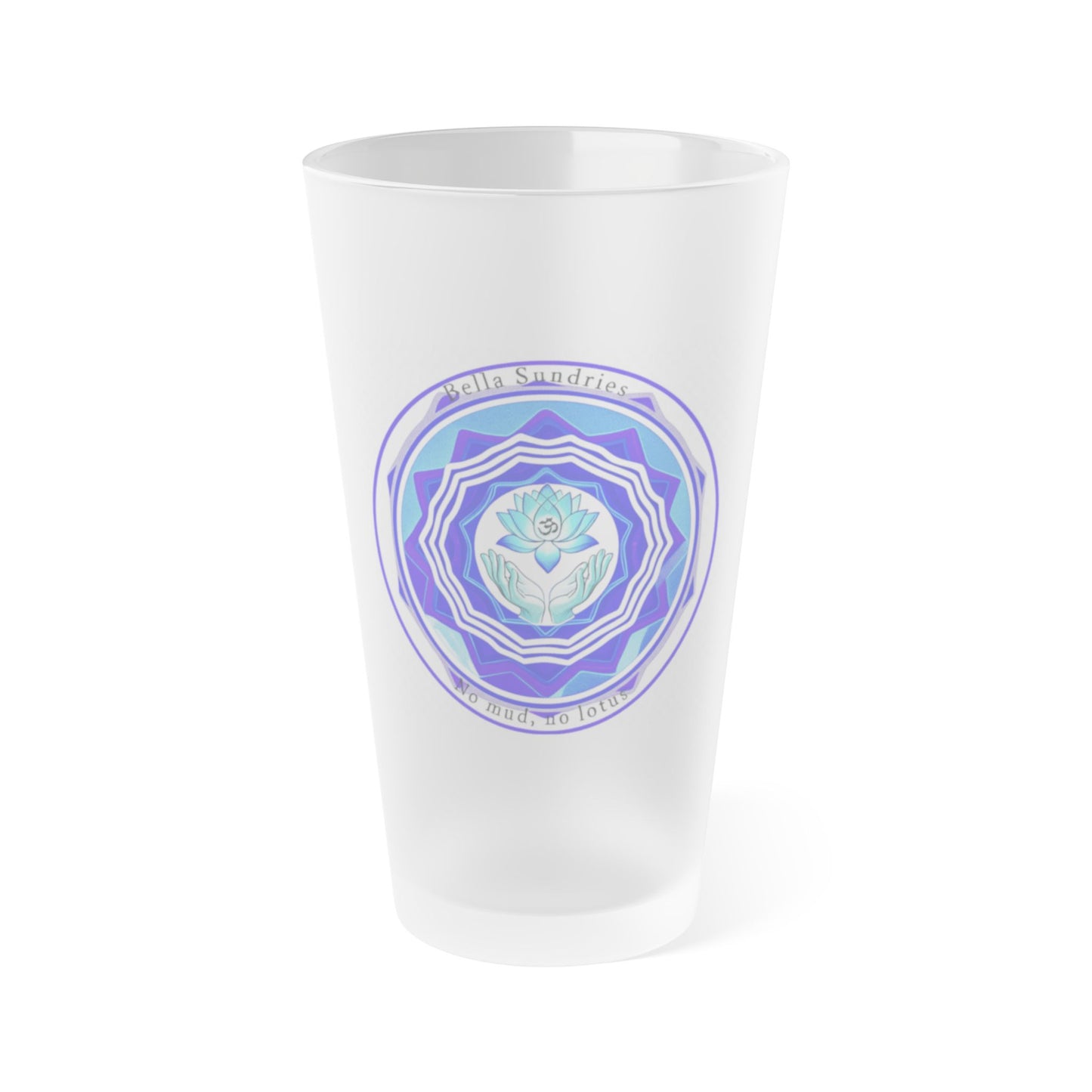 Frosted Pint Glass, 16oz