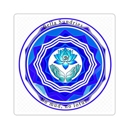 Meditative Lotus Kiss-Cut Stickers - Self-Care, Zen, Spiritual, Yoga Decor, Lotus Flower Designs