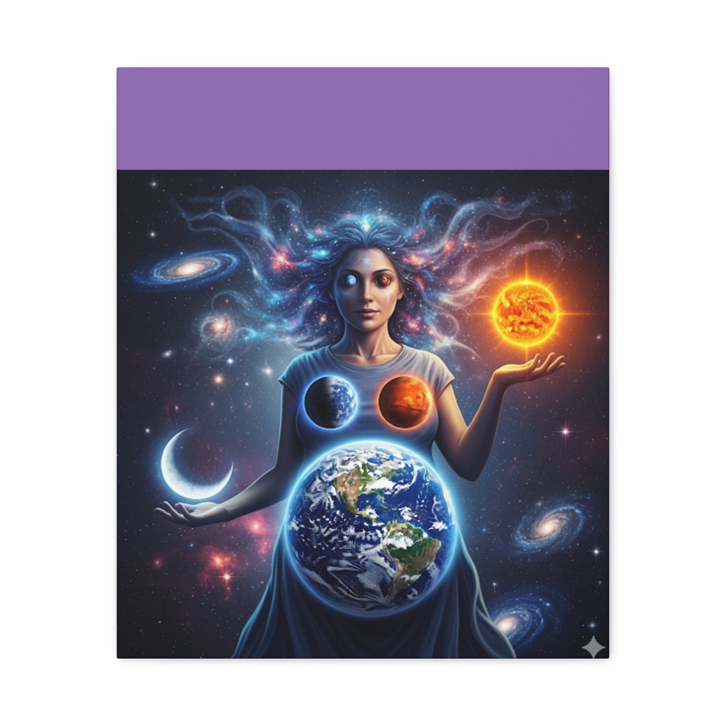 Cosmic Canvas Print - Celestial Art for Space Lovers, Home Decor, Wall Art, Gift for Astronomers, Universe Wall Hanging