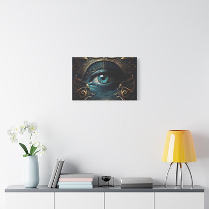Mystical Eye Canvas Wall Art, Boho Decor, Home Wall Art, Unique Gift, Modern Artwork, Eye Design