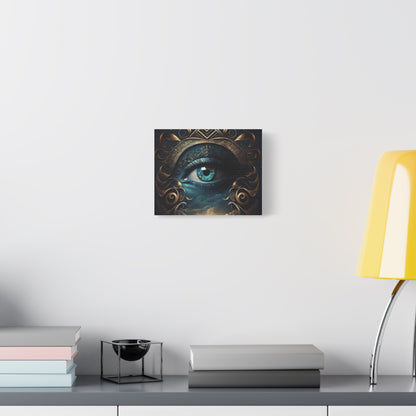Mystical Eye Canvas Wall Art, Boho Decor, Home Wall Art, Unique Gift, Modern Artwork, Eye Design