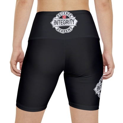 Integrity Academy Women's Workout Shorts - Fitness Apparel, Gym Gear, Active Lifestyle, Motivational Wear, Summer Sports