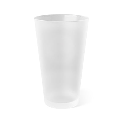 Frosted Pint Glass with Integrity Academy Logo, Custom Beer Glass, Perfect for Graduations, Gifts for Students, Celebration Mug