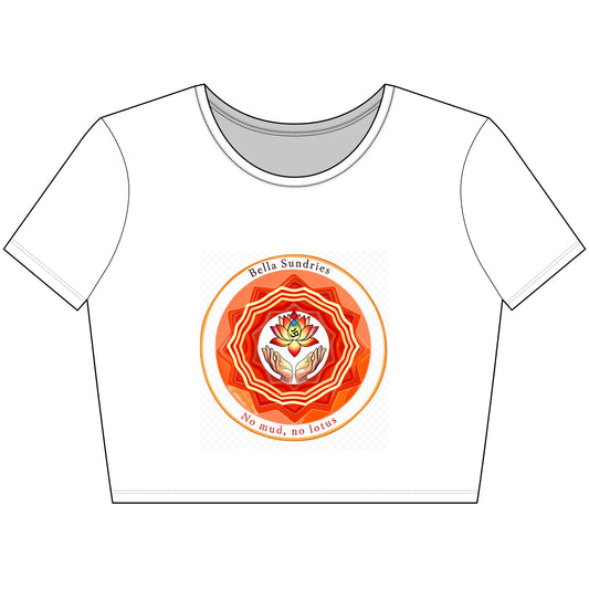 Copy of Copy of Copy of Copy of Crop Tee Chakra Art Women's Poly-Cotton