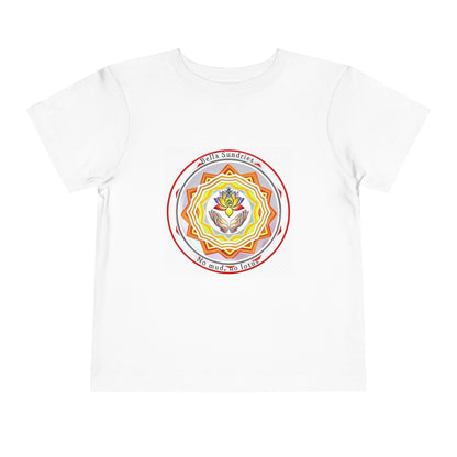 Lotus Flower Toddler Tee | Cute Short Sleeve Shirt, Kids Gift, Flower Graphic Tee, Baby Shower Gift, Summer Playtime Top