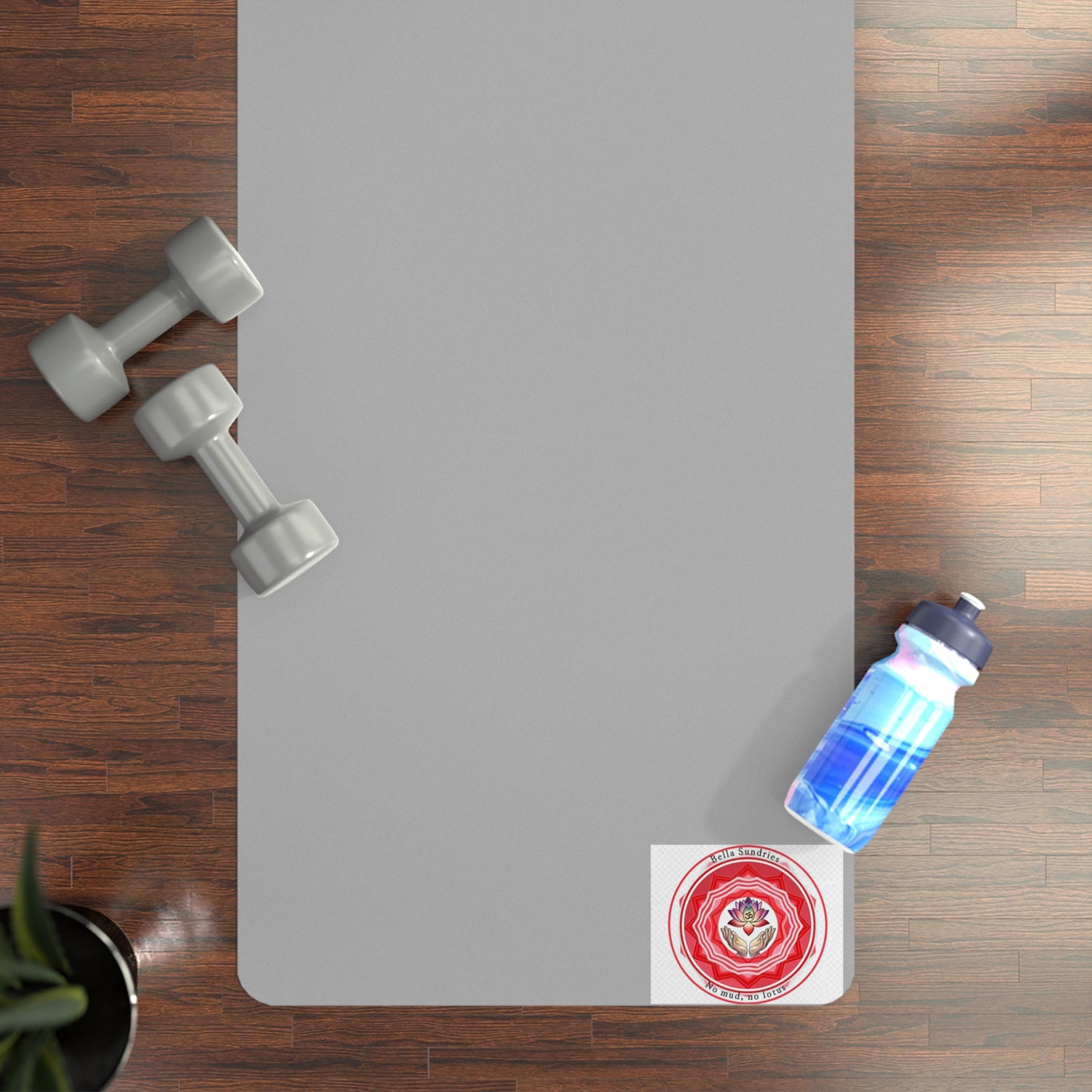 Premium Rubber Yoga Mat - Non-Slip Fitness Mat, Exercise & Meditation Pad, Perfect for Daily Workouts, Home Gym, Gift for Yoga Enthusiasts