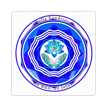 Meditative Lotus Kiss-Cut Stickers - Self-Care, Zen, Spiritual, Yoga Decor, Lotus Flower Designs