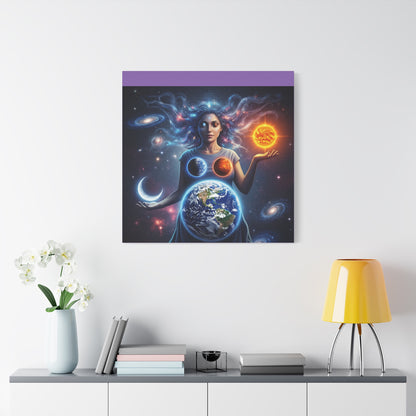 Cosmic Canvas Print - Celestial Art for Space Lovers, Home Decor, Wall Art, Gift for Astronomers, Universe Wall Hanging
