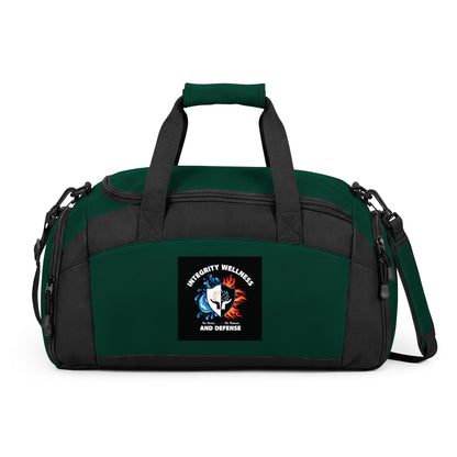 Wellness and Self-Defense Gym Bag — Dual-Element Logo Duffel