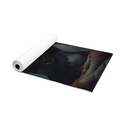 Meditative Foam Yoga Mat, Yoga Gear, Home Fitness, Meditation Accessories, Gift for Yogis, Wellness Mat