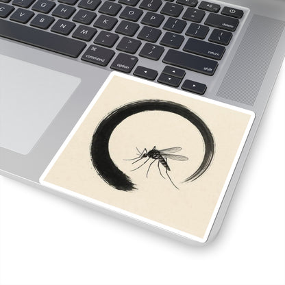 Elegant Mosquito Kiss-Cut Stickers | Artistic Insect Design, Perfect for Laptop, Journals, Eco-Friendly Decor, Gift Ideas