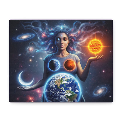 Cosmic Canvas Print - Celestial Art for Space Lovers, Home Decor, Wall Art, Gift for Astronomers, Universe Wall Hanging