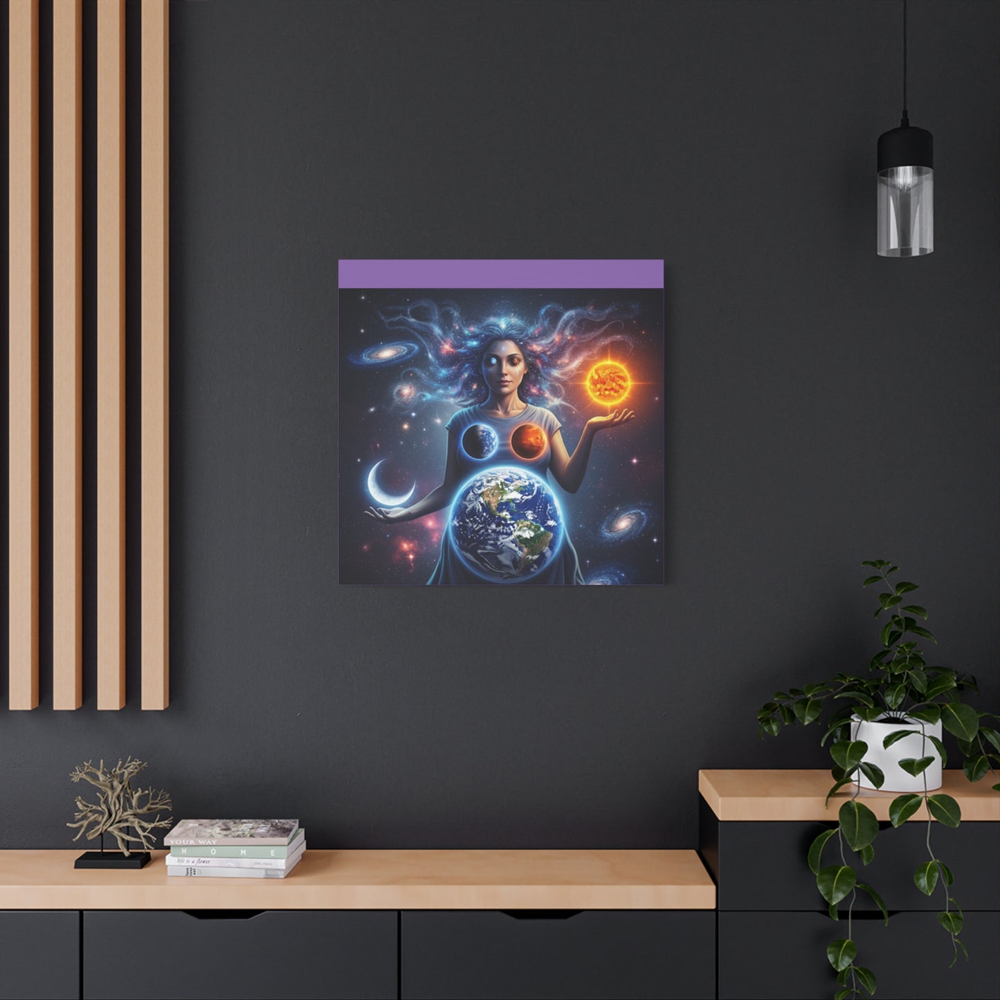 Cosmic Canvas Print - Celestial Art for Space Lovers, Home Decor, Wall Art, Gift for Astronomers, Universe Wall Hanging