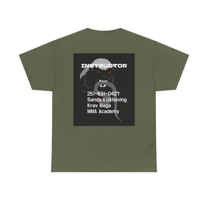 Unisex Heavy Cotton Tee  instructor for Martial Arts, Kickboxing Training Shirt, Integrity Academy Gear, Athletic Apparel, MMA T-shirt, Fight Club [...]