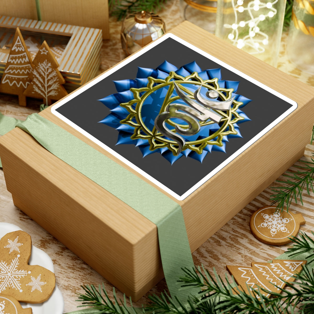 Chakra Energy Kiss-Cut Stickers for Spiritual Growth, Laptop Decor, Meditation, Yoga, Gifts for Her