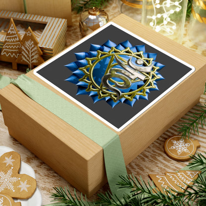 Chakra Energy Kiss-Cut Stickers for Spiritual Growth, Laptop Decor, Meditation, Yoga, Gifts for Her