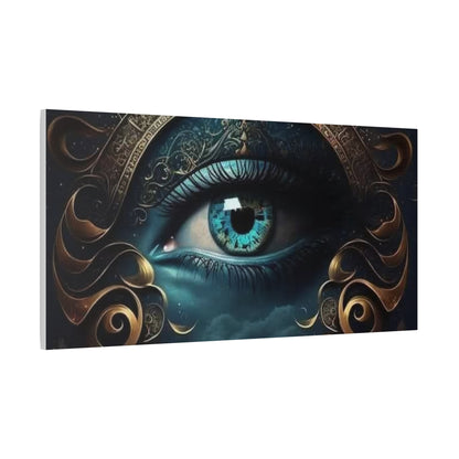 Mystical Eye Canvas Wall Art, Boho Decor, Home Wall Art, Unique Gift, Modern Artwork, Eye Design