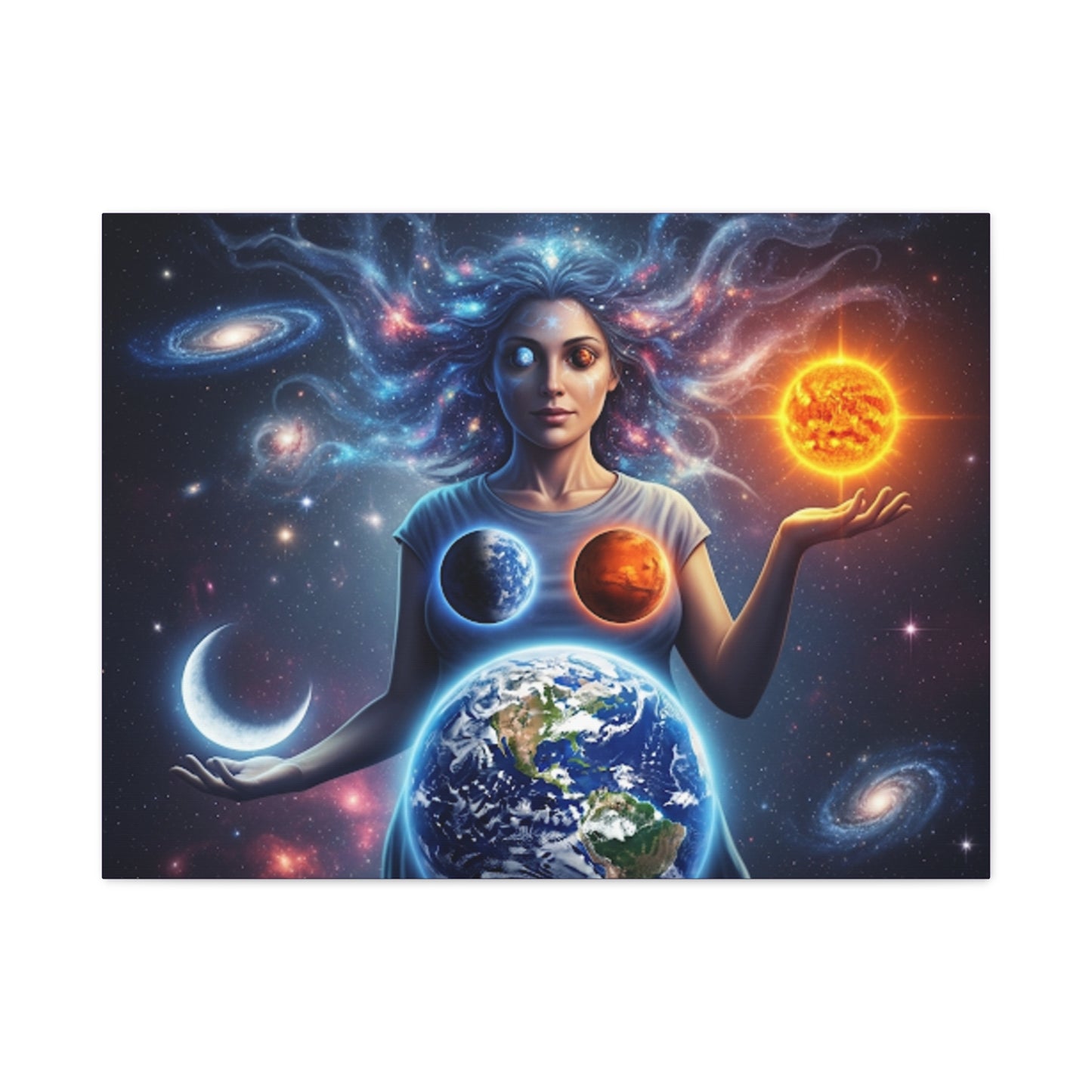 Cosmic Canvas Print - Celestial Art for Space Lovers, Home Decor, Wall Art, Gift for Astronomers, Universe Wall Hanging