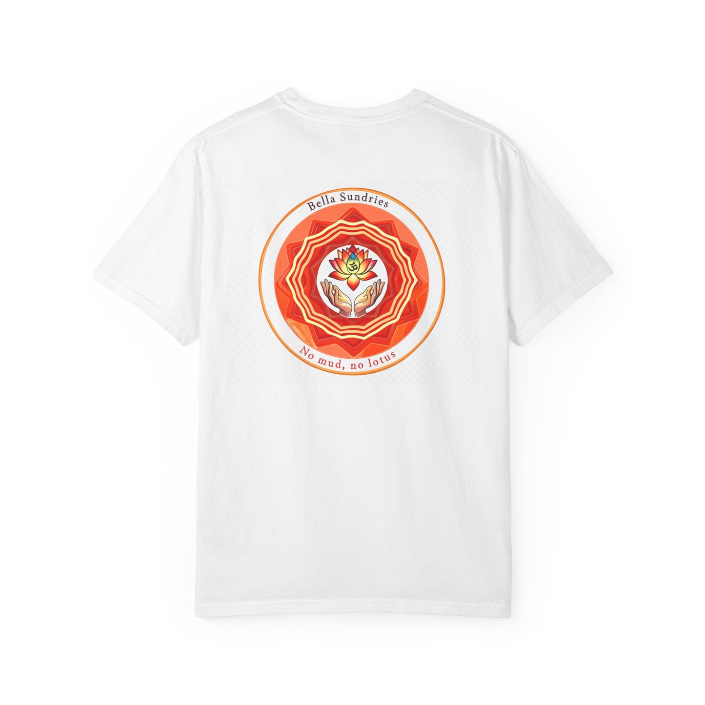 Spiritual Mandala T-Shirt, Unisex Garment-Dyed Tee for Meditation, Yoga, Mindfulness, Gift for Him/Her, Boho Chic Wear