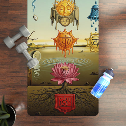 Yoga Mat - Abstract Chakra Design by Tonya Mannsur