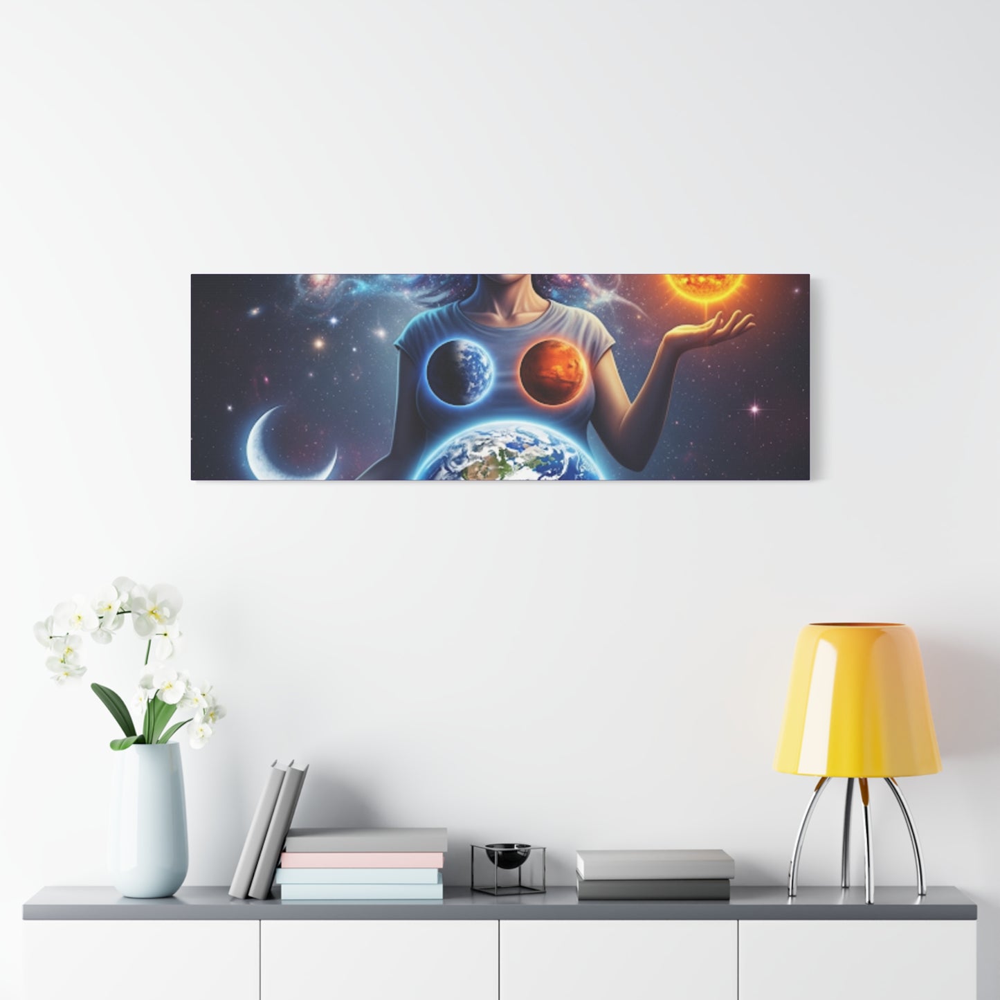 Cosmic Canvas Print - Celestial Art for Space Lovers, Home Decor, Wall Art, Gift for Astronomers, Universe Wall Hanging