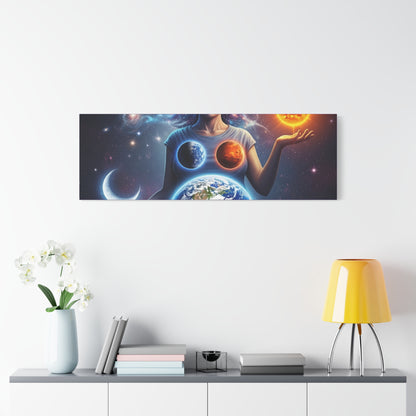 Cosmic Canvas Print - Celestial Art for Space Lovers, Home Decor, Wall Art, Gift for Astronomers, Universe Wall Hanging