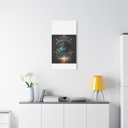 Mystical Eye Canvas Wall Art, Boho Decor, Home Wall Art, Unique Gift, Modern Artwork, Eye Design