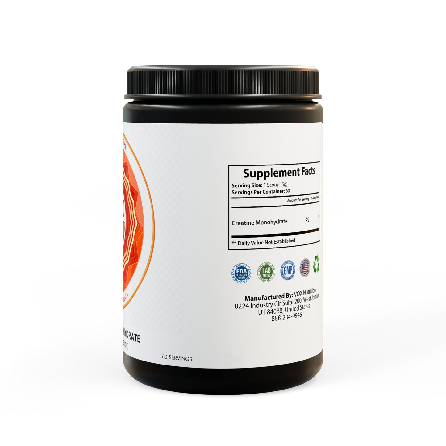 Creatine Monohydrate Supplement (300g, 10.58oz)