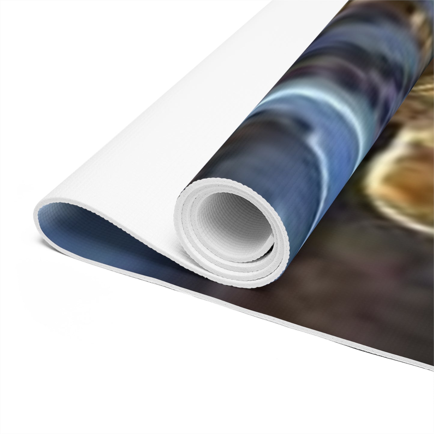 Spiritual Foam Yoga Mat - Peaceful Mandala Design, Eco-Friendly, Exercise Mat, Meditation Accessory, Fitness Gift