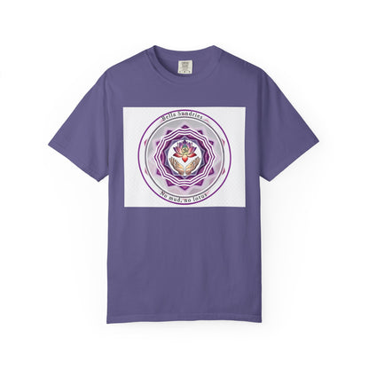 Spiritual Mandala T-Shirt, Unisex Garment-Dyed Tee for Meditation, Yoga, Mindfulness, Gift for Him/Her, Boho Chic Wear