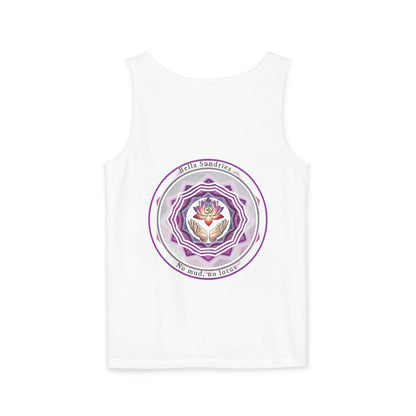 Yoga Spiritual Tank Top, Om Symbol Shirt, Lotus Flower Tee, Meditation Apparel, Gift for Yogis, Unisex Activewear