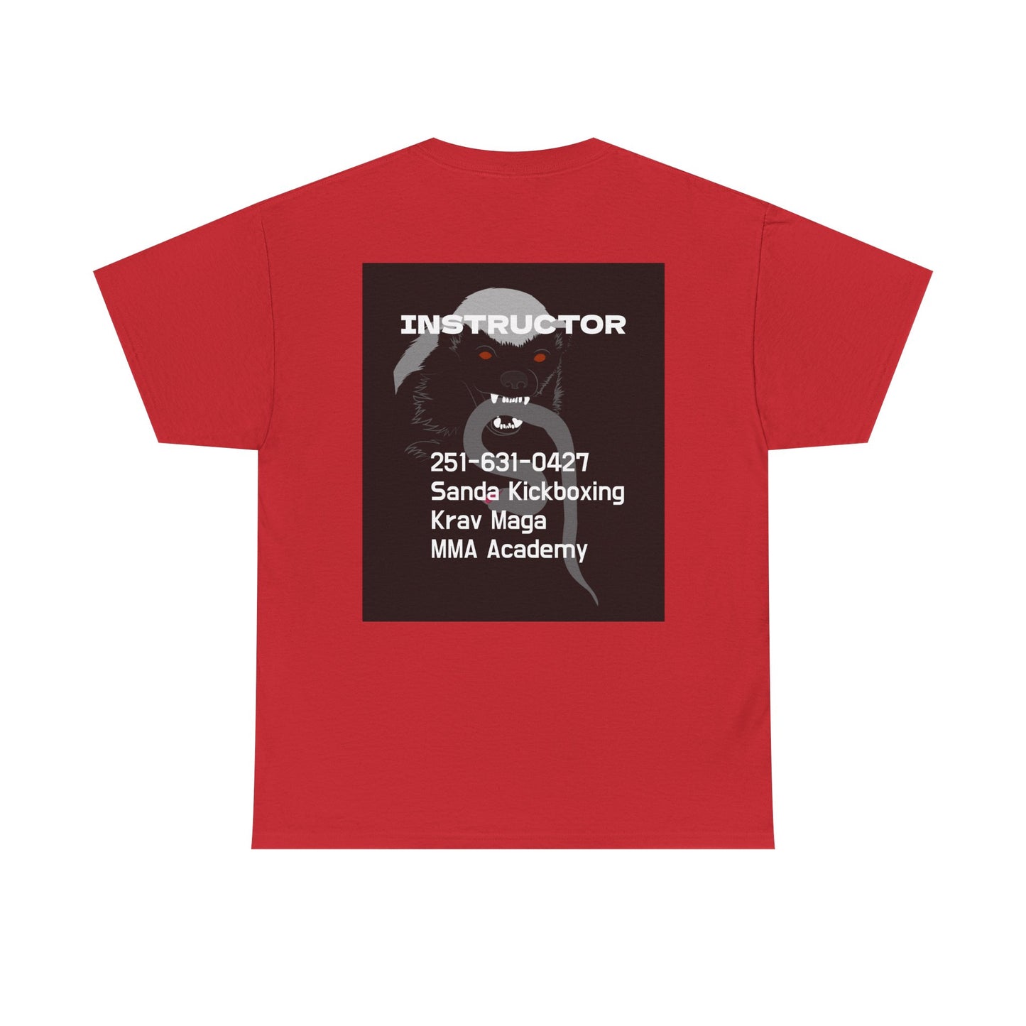 Unisex Heavy Cotton Tee  instructor for Martial Arts, Kickboxing Training Shirt, Integrity Academy Gear, Athletic Apparel, MMA T-shirt, Fight Club [...]
