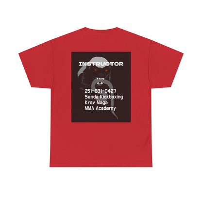 Unisex Heavy Cotton Tee  instructor for Martial Arts, Kickboxing Training Shirt, Integrity Academy Gear, Athletic Apparel, MMA T-shirt, Fight Club [...]