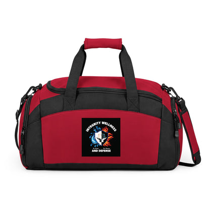 Wellness and Self-Defense Gym Bag — Dual-Element Logo Duffel